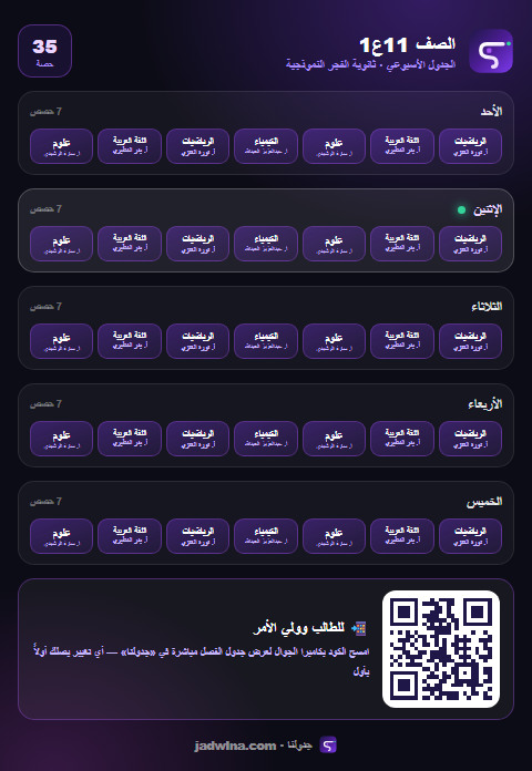 التصميم الليلي مع QR